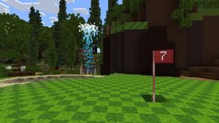 Screenshot of the Minecraft Bedrock Marketplace product Mega Golf Mansion created by Waypoint Studios.