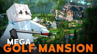 Thumbnail of the Minecraft Bedrock Marketplace product Mega Golf Mansion created by Waypoint Studios.