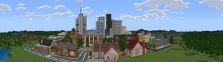 Panorama of the Minecraft Bedrock Marketplace product Millionaire City Lifestyle created by Waypoint Studios.