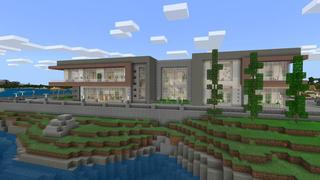 Screenshot of the Minecraft Bedrock Marketplace product Millionaire Island Mansion created by Waypoint Studios.