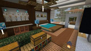 Screenshot of the Minecraft Bedrock Marketplace product Millionaire Mansion Runaway created by Waypoint Studios.