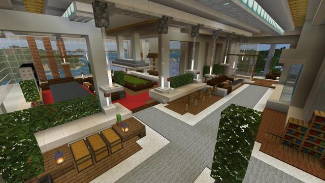Screenshot of the Minecraft Bedrock Marketplace product Millionaire Mansion Runaway created by Waypoint Studios.