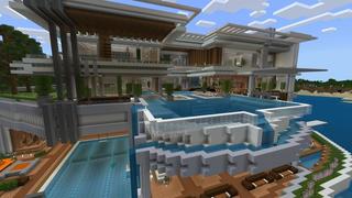 Screenshot of the Minecraft Bedrock Marketplace product Millionaire Mansion Runaway created by Waypoint Studios.