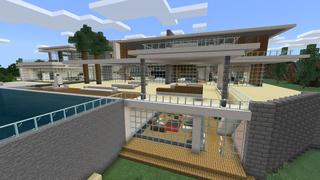 Screenshot of the Minecraft Bedrock Marketplace product Millionaire Modern Mansion created by Waypoint Studios.
