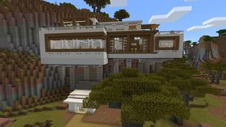 Screenshot of the Minecraft Bedrock Marketplace product Millionaire Mountain Mansion created by Waypoint Studios.