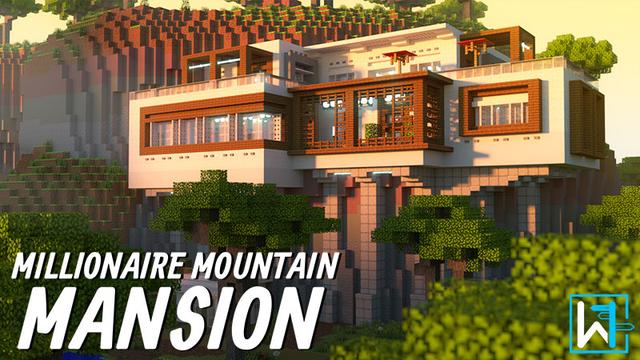 Thumbnail of the Minecraft Bedrock Marketplace product Millionaire Mountain Mansion created by Waypoint Studios.