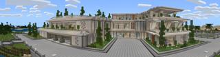 Panorama of the Minecraft Bedrock Marketplace product Millionaire Resort created by Waypoint Studios.
