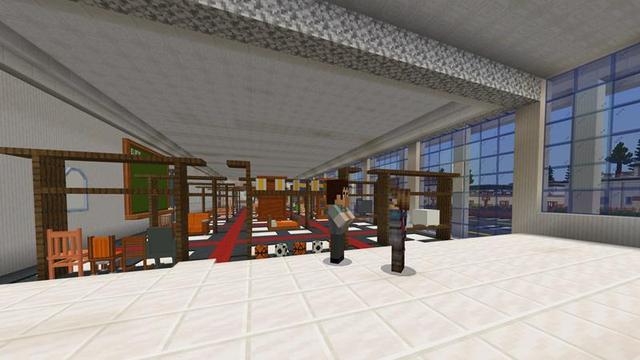 Screenshot of the Minecraft Bedrock Marketplace product Millionaire School City Life created by Waypoint Studios.