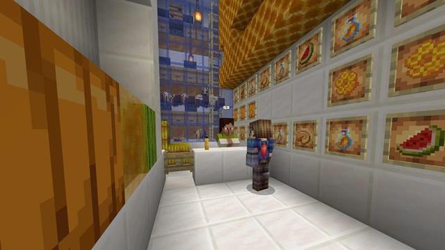 Screenshot of the Minecraft Bedrock Marketplace product Millionaire School City Life created by Waypoint Studios.