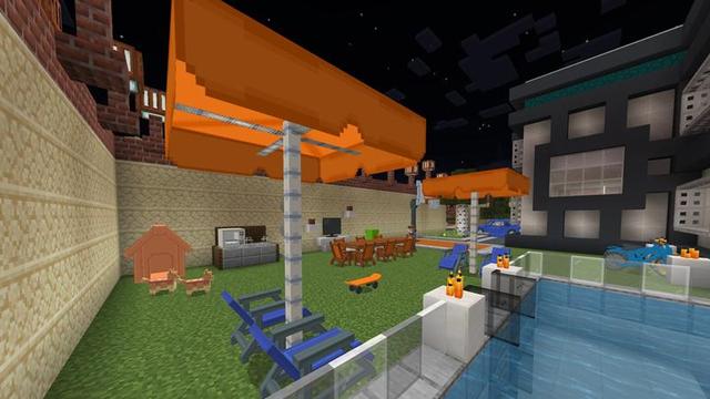 Screenshot of the Minecraft Bedrock Marketplace product Millionaire School City Life created by Waypoint Studios.