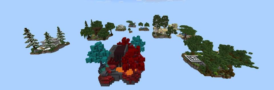 Panorama of the Minecraft Bedrock Marketplace product Millionaire Skyblock created by Waypoint Studios.