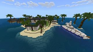 Screenshot of the Minecraft Bedrock Marketplace product Millionaire Summer Islands created by Waypoint Studios.