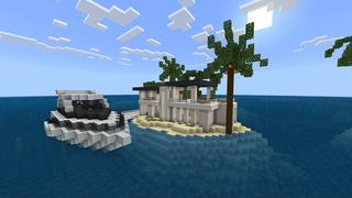 Screenshot of the Minecraft Bedrock Marketplace product Millionaire Summer Islands created by Waypoint Studios.