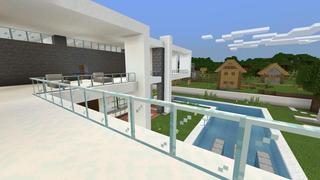 Screenshot of the Minecraft Bedrock Marketplace product Millionaire Summer Mansion created by Waypoint Studios.