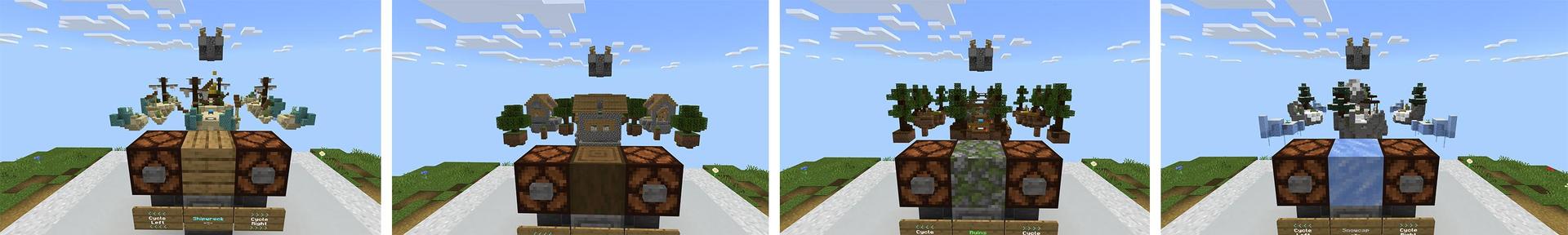 Panorama of the Minecraft Bedrock Marketplace product Mini Bed Wars created by Waypoint Studios.