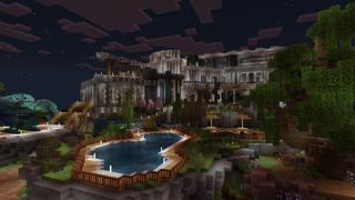 Screenshot of the Minecraft Bedrock Marketplace product Modern Billionaire Mansion created by Waypoint Studios.