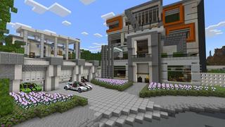 Screenshot of the Minecraft Bedrock Marketplace product Modern Mansions created by Waypoint Studios.