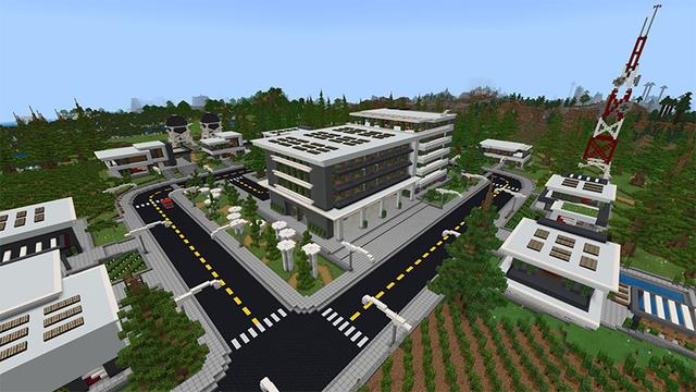 Screenshot of the Minecraft Bedrock Marketplace product Modern Office Roleplay created by Waypoint Studios.