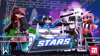 Thumbnail of the Minecraft Bedrock Marketplace product Music Stars created by Waypoint Studios.