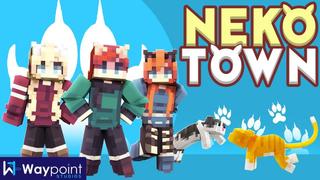 Thumbnail of the Minecraft Bedrock Marketplace product Neko Town created by Waypoint Studios.