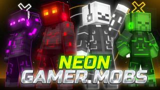 Thumbnail of the Minecraft Bedrock Marketplace product Neon Gamer Mobs created by Waypoint Studios.