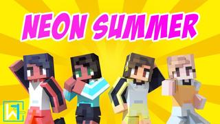 Thumbnail of the Minecraft Bedrock Marketplace product Neon Summer created by Waypoint Studios.