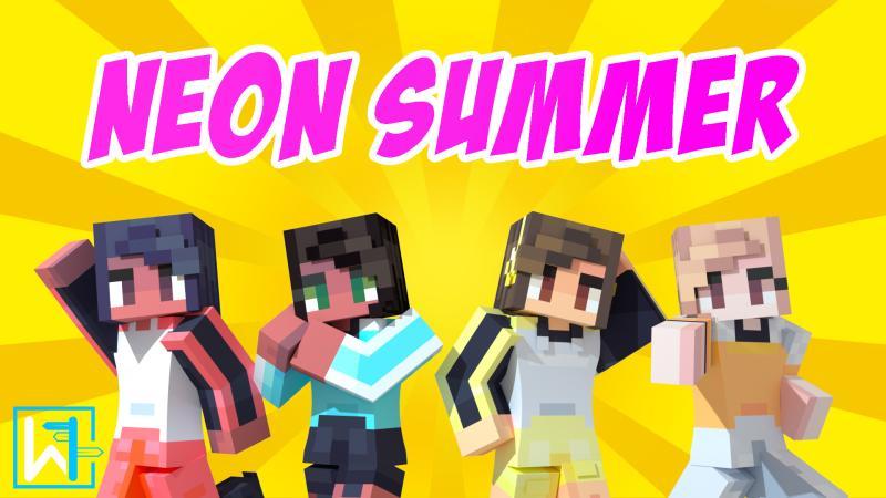 Neon Summer by Waypoint Studios | CHUNK - Minecraft Bedrock Marketplace ...