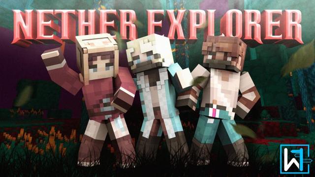 Thumbnail of the Minecraft Bedrock Marketplace product Nether Explorers created by Waypoint Studios.