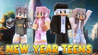 Thumbnail of the Minecraft Bedrock Marketplace product New Year Teens created by Waypoint Studios.