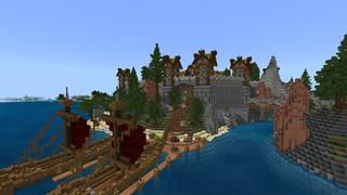 Screenshot of the Minecraft Bedrock Marketplace product Nordic Kingdom created by Waypoint Studios.