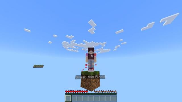 Screenshot of the Minecraft Bedrock Marketplace product One Block Block created by Waypoint Studios.