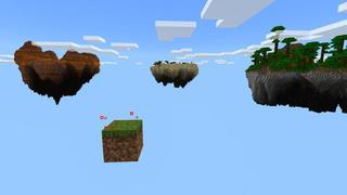 Screenshot of the Minecraft Bedrock Marketplace product One Block created by Waypoint Studios.