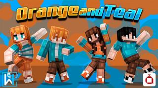 Thumbnail of the Minecraft Bedrock Marketplace product Orange and Teal created by Waypoint Studios.