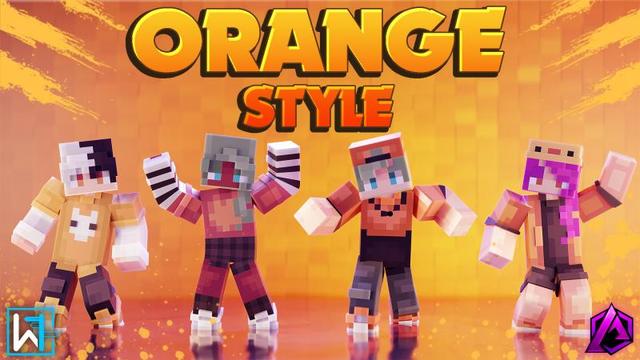 Thumbnail of the Minecraft Bedrock Marketplace product Orange Style created by Waypoint Studios.