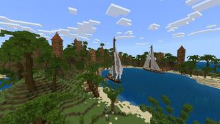 Screenshot of the Minecraft Bedrock Marketplace product Paradise Island created by Waypoint Studios.