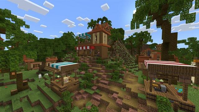 Screenshot of the Minecraft Bedrock Marketplace product Paradise Island created by Waypoint Studios.