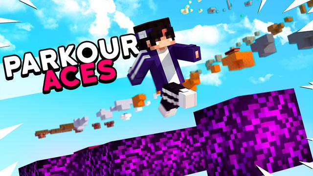 Thumbnail of the Minecraft Bedrock Marketplace product Parkour Aces created by Waypoint Studios.