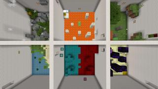 Screenshot of the Minecraft Bedrock Marketplace product Parkour Grid created by Waypoint Studios.