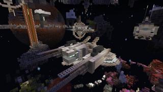 Screenshot of the Minecraft Bedrock Marketplace product Parkour in the Stars created by Waypoint Studios.
