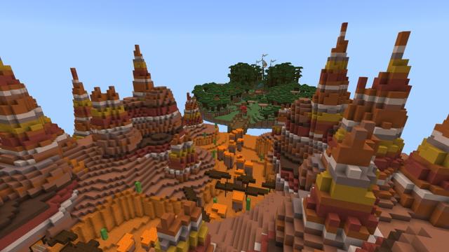 Screenshot of the Minecraft Bedrock Marketplace product Parkour: Noob vs Pro created by Waypoint Studios.