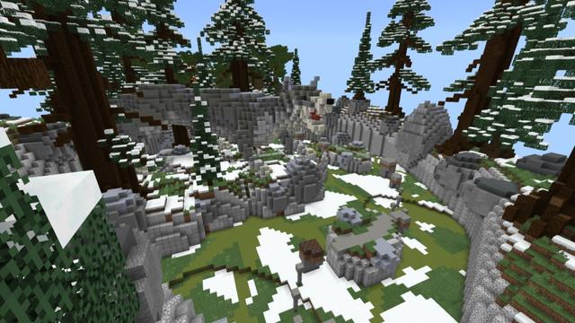 Screenshot of the Minecraft Bedrock Marketplace product Parkour: Noob vs Pro created by Waypoint Studios.