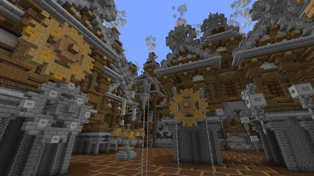 Screenshot of the Minecraft Bedrock Marketplace product Parkour: Noob vs Pro created by Waypoint Studios.