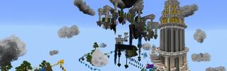 Panorama of the Minecraft Bedrock Marketplace product Parkour to Heaven created by Waypoint Studios.
