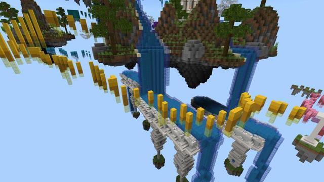 Screenshot of the Minecraft Bedrock Marketplace product Parkour to Heaven created by Waypoint Studios.