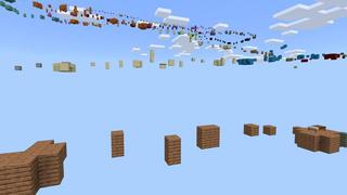 Screenshot of the Minecraft Bedrock Marketplace product PARKOUR created by Waypoint Studios.