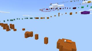 Screenshot of the Minecraft Bedrock Marketplace product PARKOUR created by Waypoint Studios.