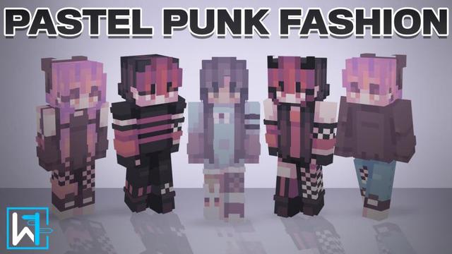 Thumbnail of the Minecraft Bedrock Marketplace product Pastel Punk Fashion created by Waypoint Studios.