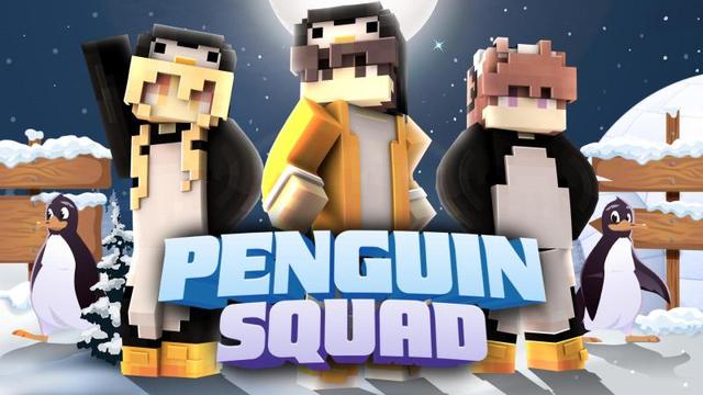 Thumbnail of the Minecraft Bedrock Marketplace product Penguin Squad created by Waypoint Studios.