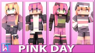 Thumbnail of the Minecraft Bedrock Marketplace product Pink Day created by Waypoint Studios.