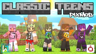 Thumbnail of the Minecraft Bedrock Marketplace product Pixmob Classic Teens created by Waypoint Studios.